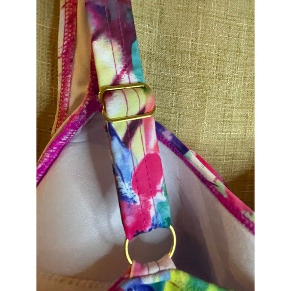 Venus Swim Dress Floral Print One Piece Swimsuit Tummy Control Size 18 - Picture 6 of 9